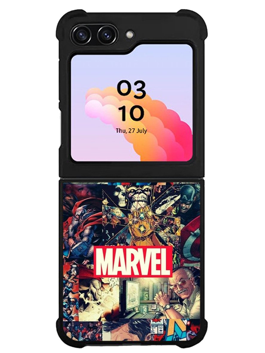 Marvel Comic Heroes Samsung Galaxy Z Flip 5 5G 2023 Case OV3351