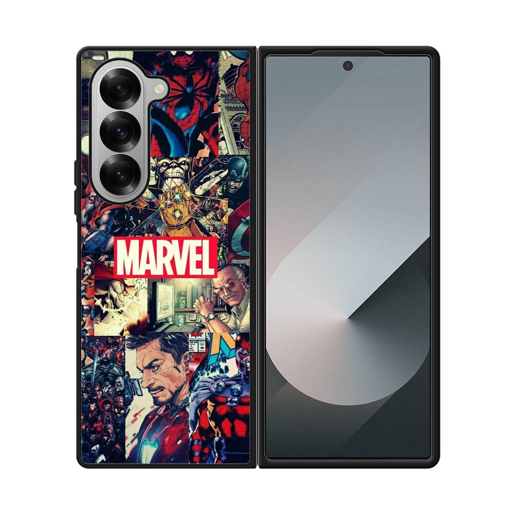 Marvel Comic Heroes Samsung Galaxy Z Fold 7 5G Case QC3351