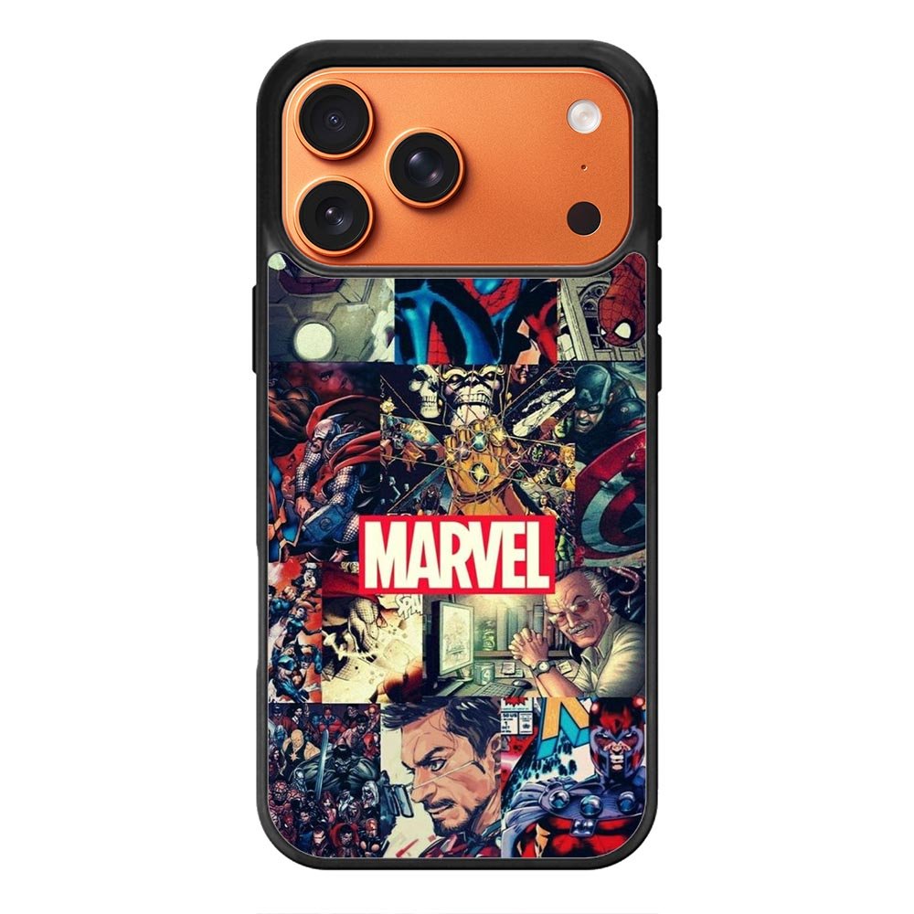 Marvel Comic Heroes iPhone 17 Pro Case QC3351