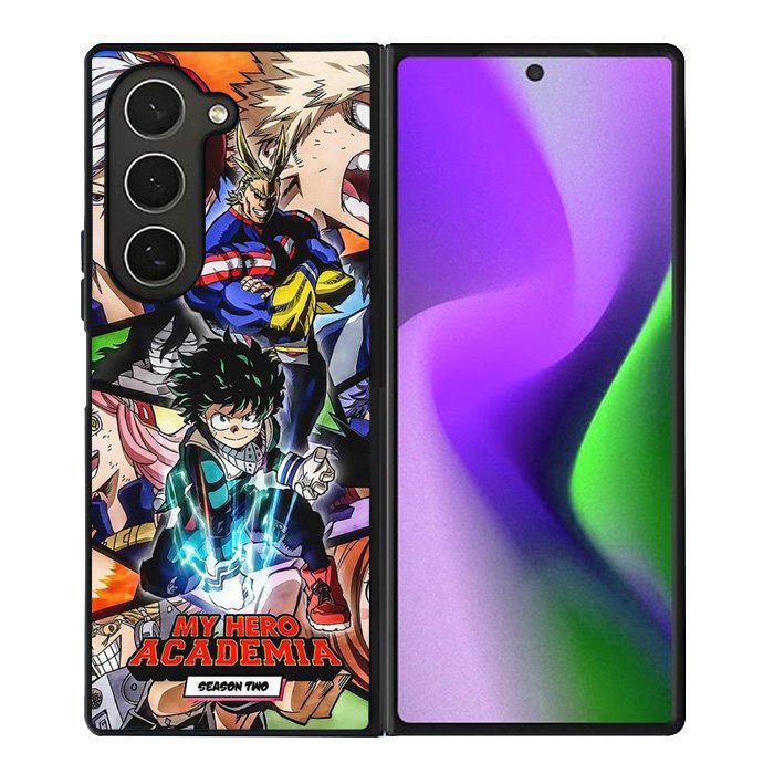 My Hero Academia Anime Poster Samsung Galaxy Z Fold 6 5G 2024 Case OV3195