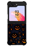 Scary Halloween Pumpkin Masks Samsung Galaxy Z Flip 5 5G 2023 Case OV2654
