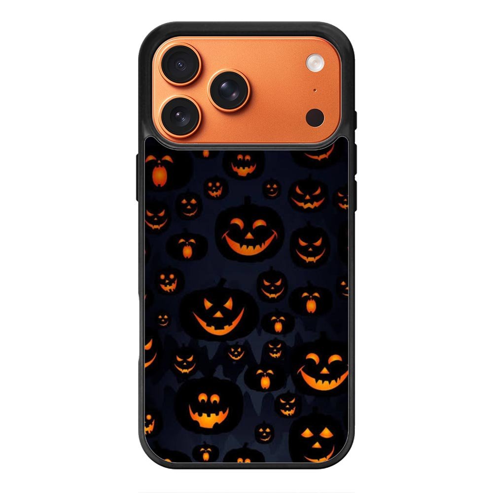 Scary Halloween Pumpkin Masks iPhone 17 Pro Max Case QC2654