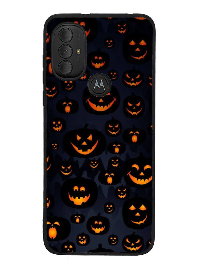 Scary Halloween Pumpkin Masks Motorola Moto G Pure 2021 , Moto G Power 2022 Case OV2654