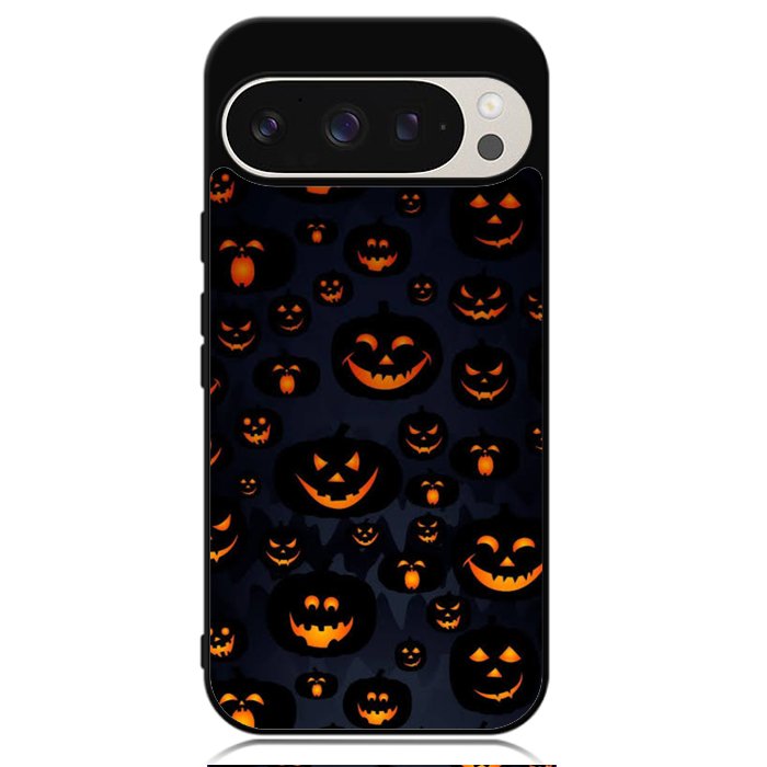 Scary Halloween Pumpkin Masks Google Pixel 9 | Pixel 9 Pro Case OV2654