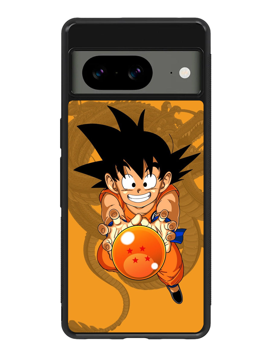 Son Goku and the Dragon Ball Google Pixel 8A Case QC2545