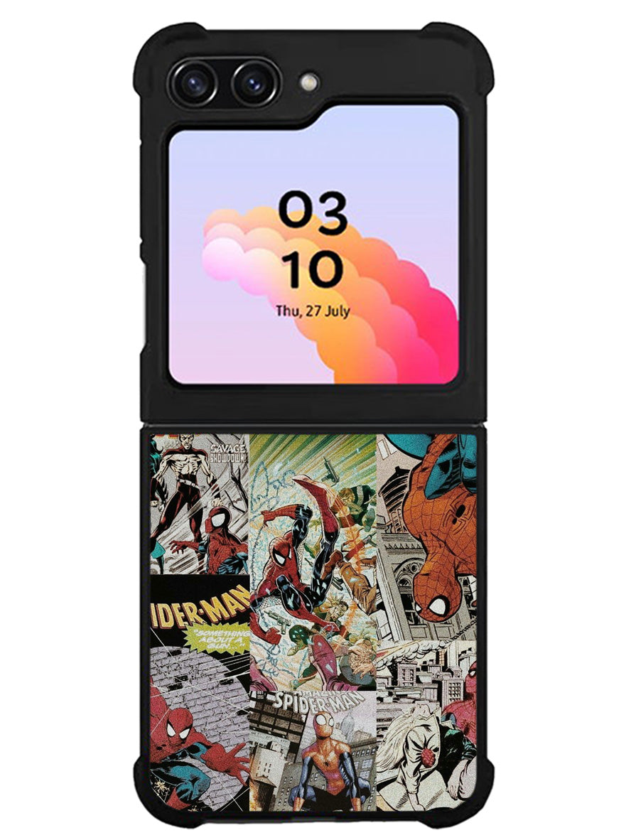 Spiderman Collage 1st Samsung Galaxy Z Flip 5 5G 2023 Case