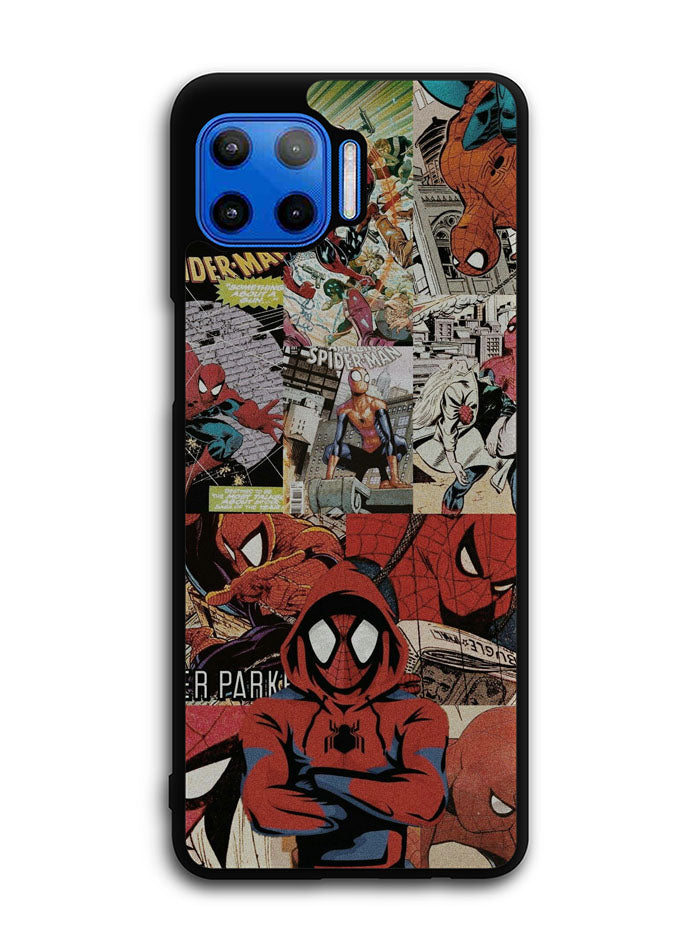 Spiderman Collage 1st Motorola Moto One 5G Case , Moto One 5G UW Case , Moto G 5G Plus Case