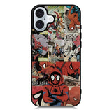 Spiderman Collage 1st iPhone 16 Plus Case