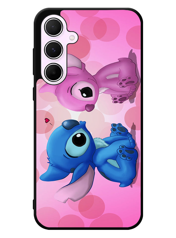Stitch Pink And Blue 2nd Samsung Galaxy A35 5G Case