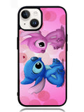 Stitch Pink And Blue iPhone 14 Case OV2345