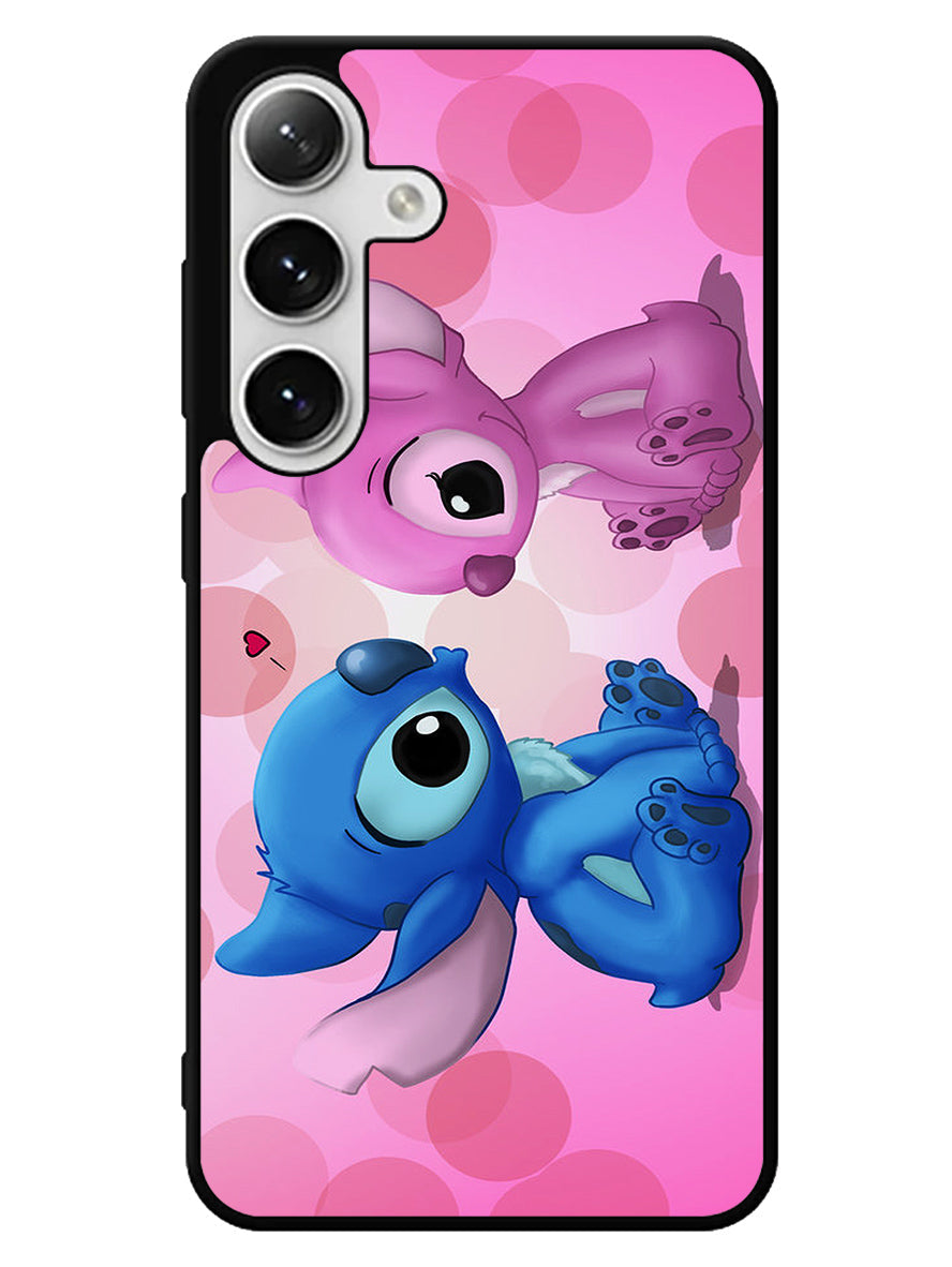 Stitch Pink And Blue 2nd Samsung Galaxy S24 5G Case