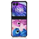 Stitch Pink And Blue 2nd Motorola Moto Razr Plus 2024 , Moto Razr+ 2024 Case