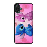 Stitch Pink And Blue 2nd Samsung Galaxy A07 Case