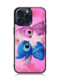 Stitch Pink And Blue iPhone 15 Pro Case OV2345