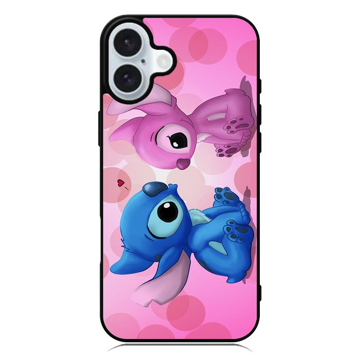 Stitch Pink And Blue 2nd iPhone 16 Case