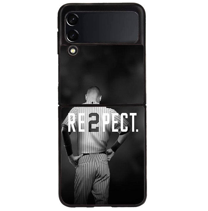 Derek Jeter Respect Samsung Galaxy Z Flip 4 5G 2022 Case