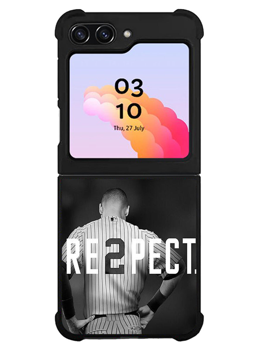 Derek Jeter Respect Samsung Galaxy Z Flip 5 5G 2023 Case