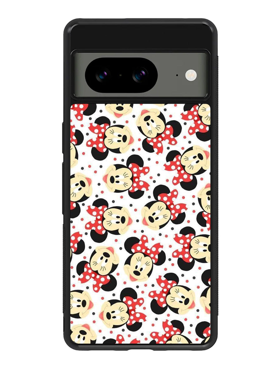 Disney Minnie Mouse Face Cute Google Pixel 8A Case QC4705
