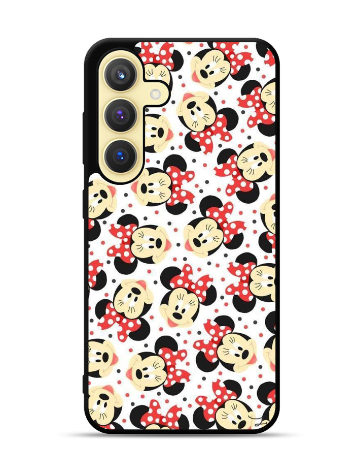 Disney Minnie Mouse Face Cute Samsung Galaxy S24 FE 5G Case OV4705