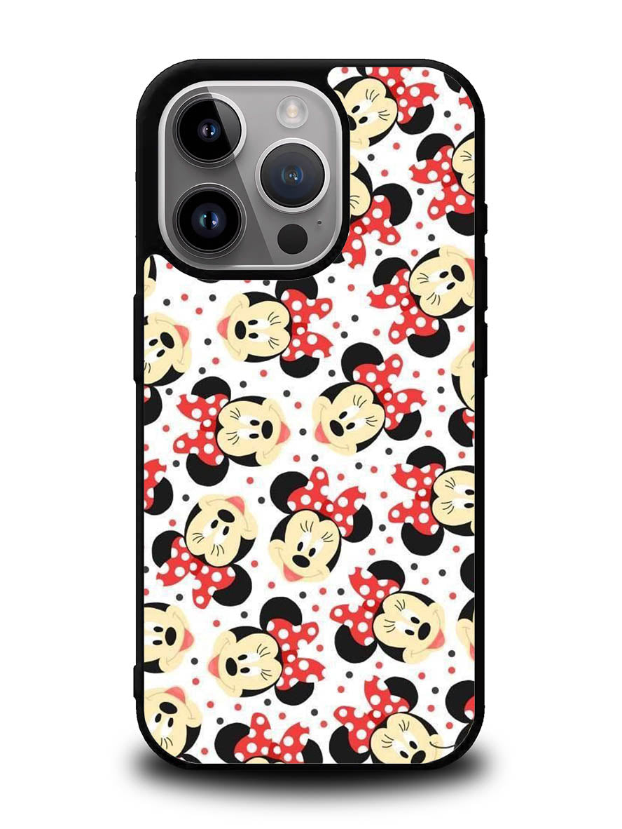 Disney Minnie Mouse Face Cute iPhone 16 Pro Max Case OV4705