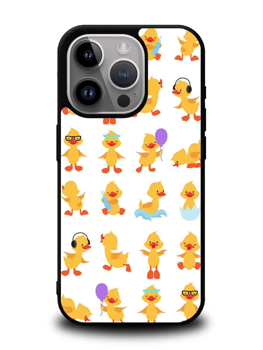 Duck Character Cute iPhone 16 Pro Case OV4789