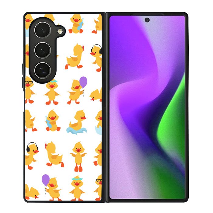 Duck Character Cute Samsung Galaxy Z Fold 6 5G 2024 Case OV4789