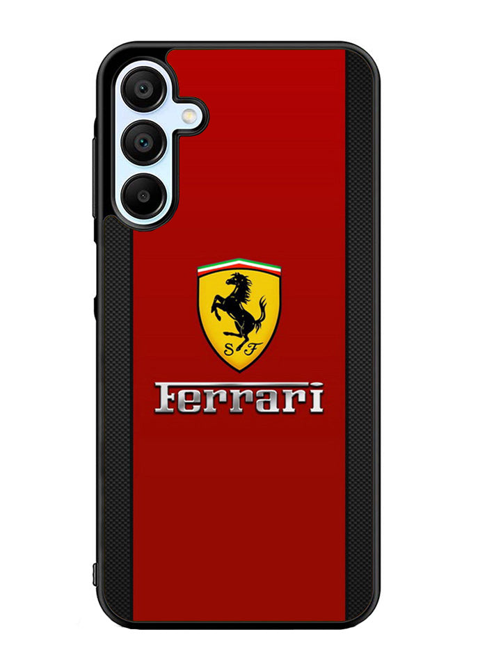 Ferrari Chrome Logo Samsung Galaxy A15 5G Case