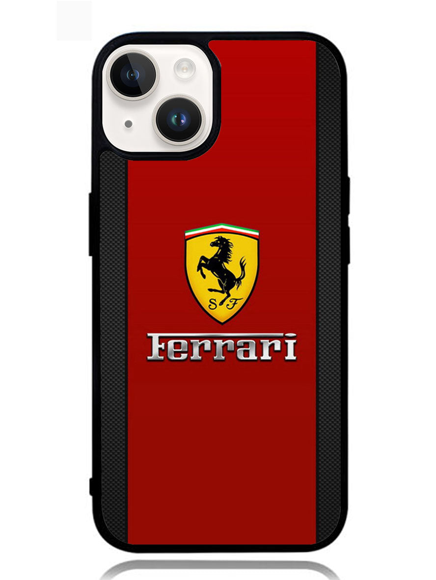Ferrari Chrome Logo iPhone 14 Case OV4831