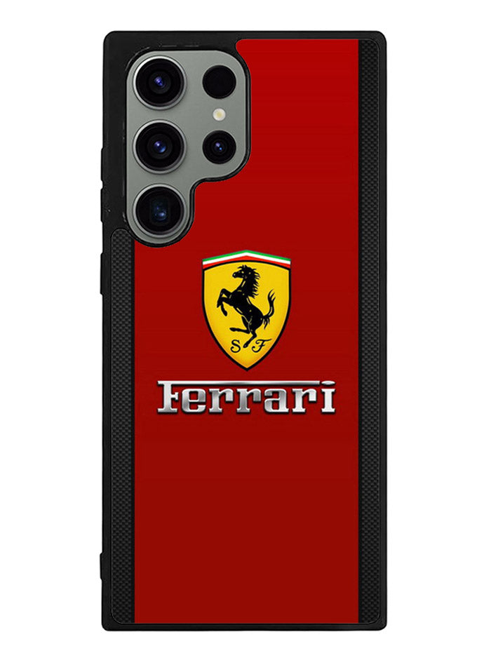 Ferrari Chrome Logo Samsung Galaxy S23 Ultra 5G Case