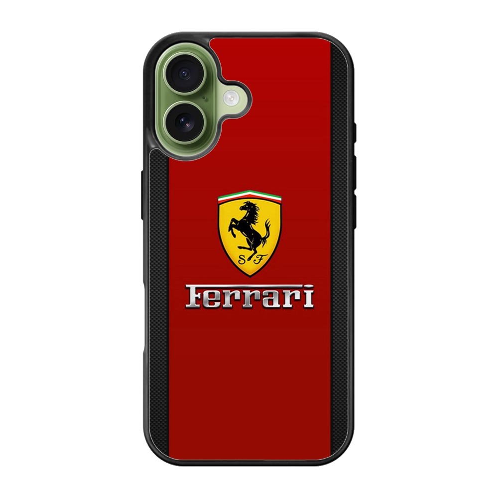 Ferrari Chrome Logo iPhone 17 Case