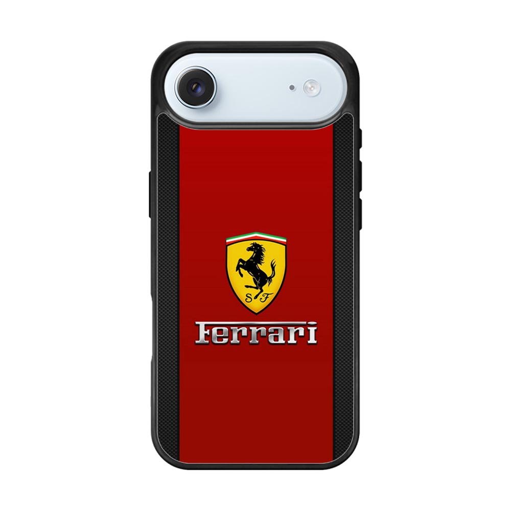 Ferrari Chrome Logo iPhone Air Case