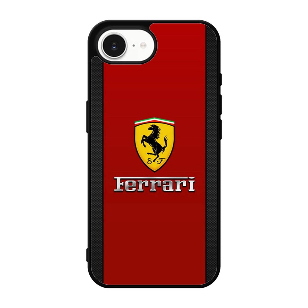Ferrari Chrome Logo iPhone 17e Case