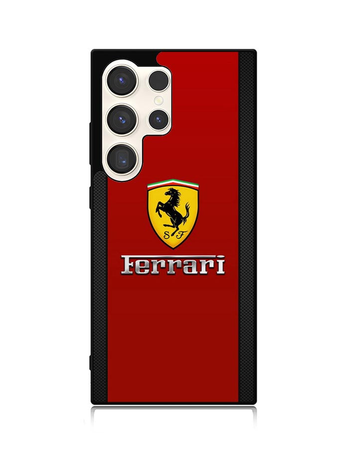 Ferrari Chrome Logo Samsung Galaxy S25 Ultra 5G Case