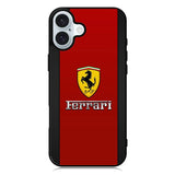 Ferrari Chrome Logo iPhone 16 Case