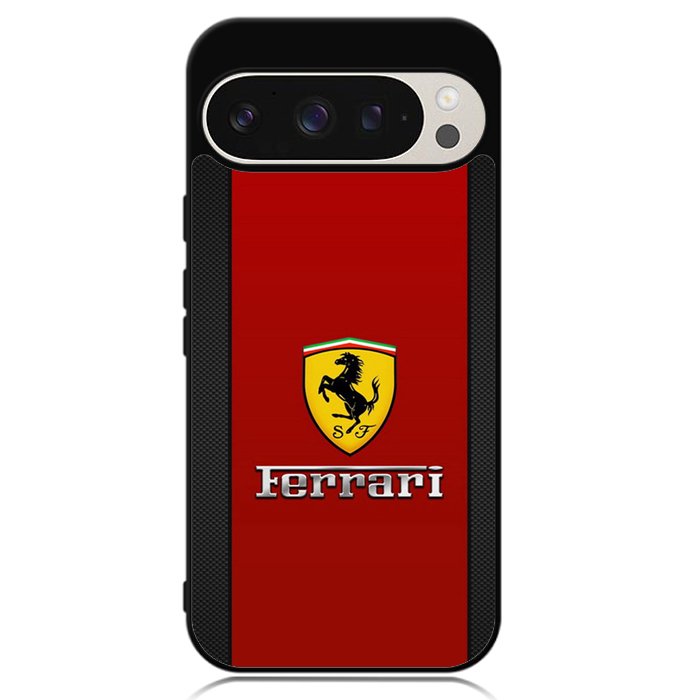 Ferrari Chrome Logo Google Pixel 9 Pro XL Case