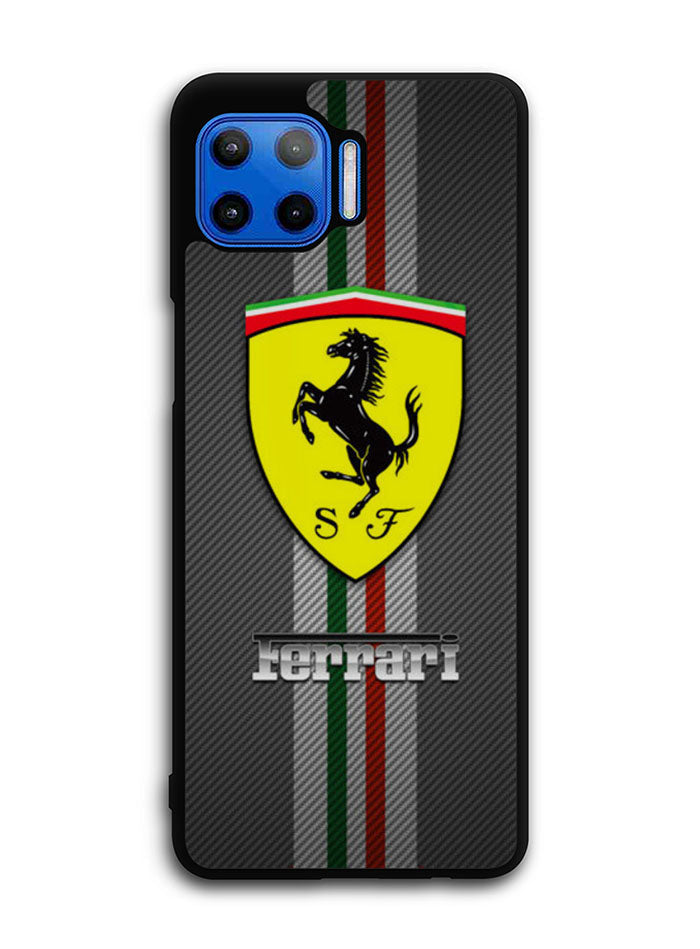 Ferrari Logo 2nd Motorola Moto One 5G Case , Moto One 5G UW Case , Moto G 5G Plus Case
