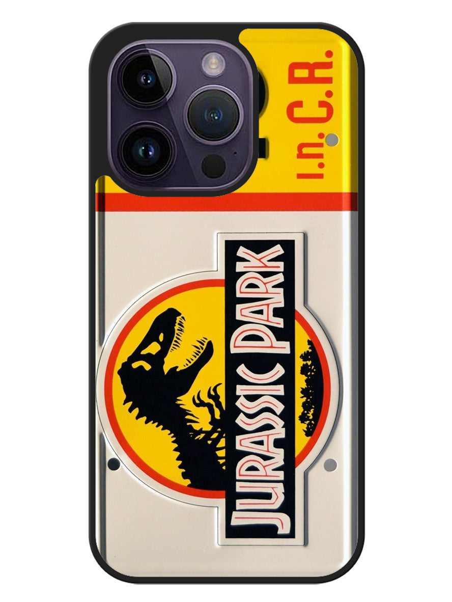 Jurassic Park Jeep License iPhone 14 Pro Case OV3640