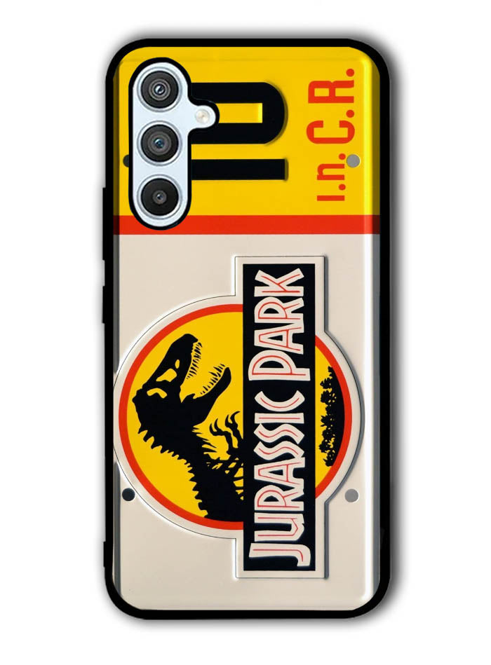 Jurassic Park Jeep License Samsung Galaxy A54 5G Case