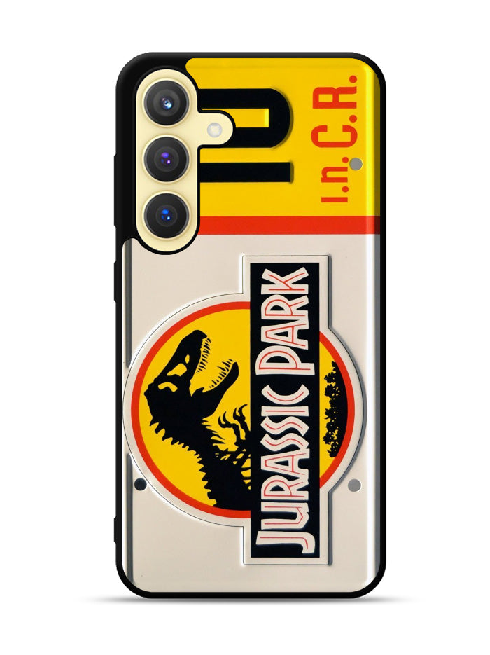 Jurassic Park Jeep License Samsung Galaxy S24 Plus 5G , Samsung Galaxy S24+ 5G Case
