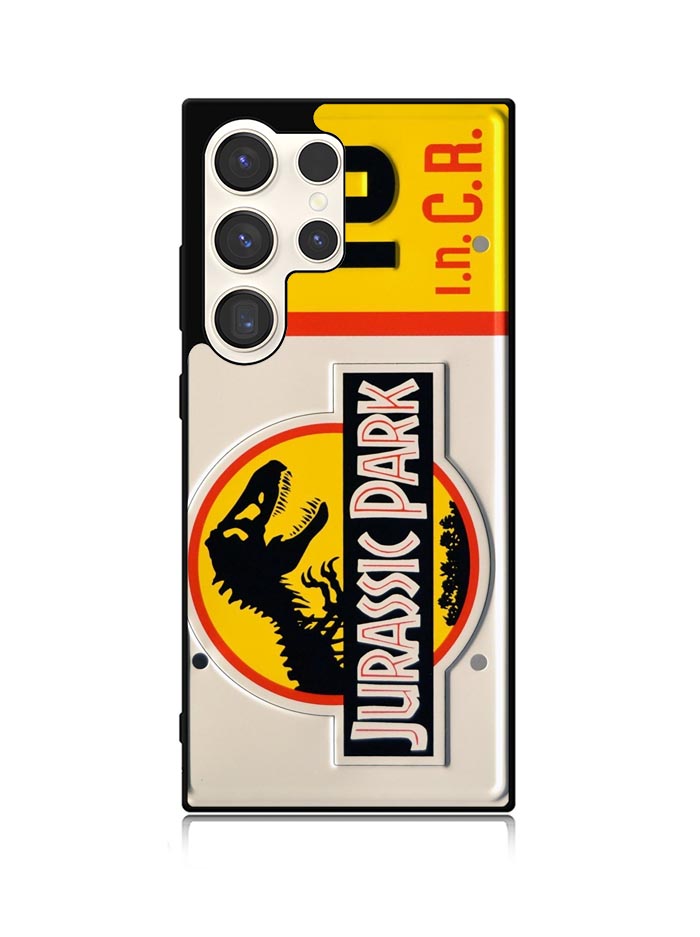 Jurassic Park Jeep License Samsung Galaxy S25 Ultra 5G Case