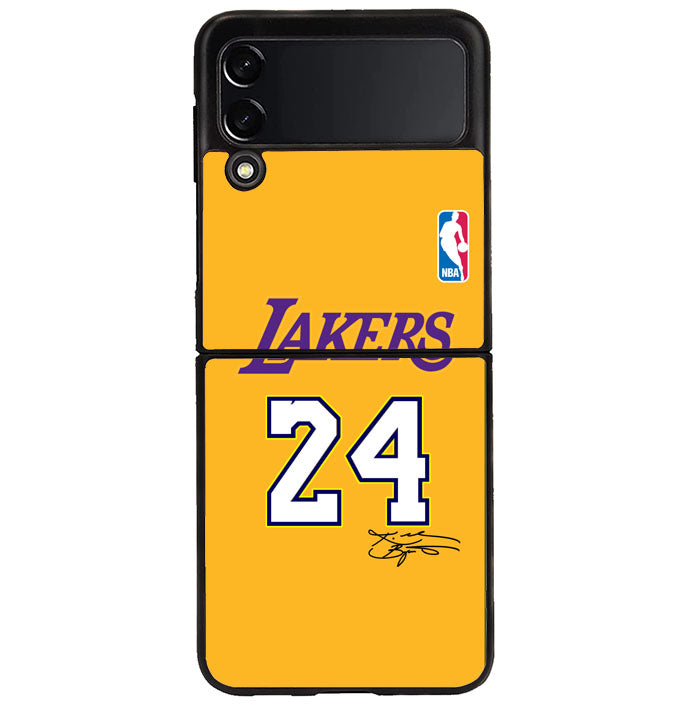 Lakers 24 Samsung Galaxy Z Flip 4 5G 2022 Case