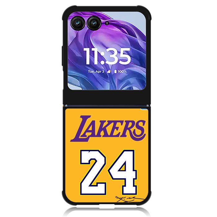 Lakers 24 Motorola Moto Razr Plus 2024 , Moto Razr+ 2024 Case