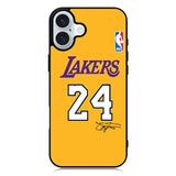 Lakers 24 iPhone 16 Case