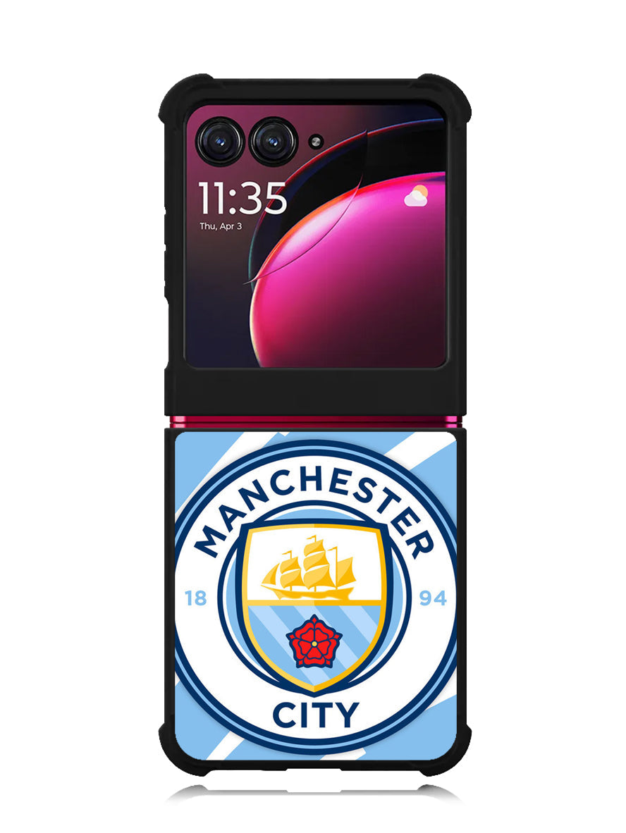 Manchester city Logo Motorola Moto Razr Plus 2023 , Moto Razr+ 2023 Case OV3429