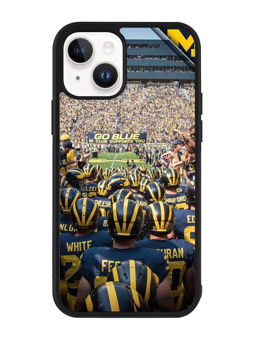 Michigan Wolverines iPhone 15 Plus Case OV3310