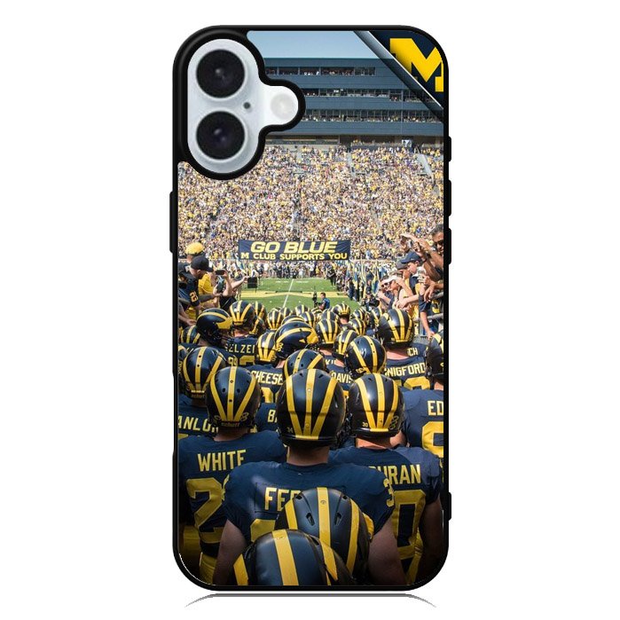 Michigan Wolverines 5th iPhone 16 Plus Case