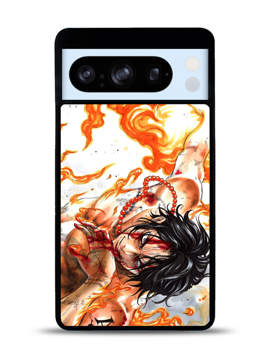 One Piece Fire Google Pixel 8 Pro Case QC2985