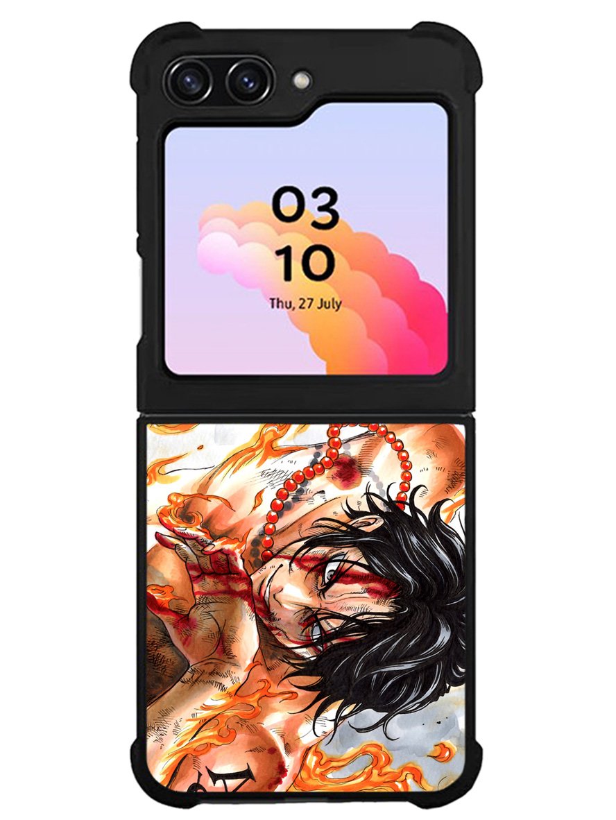 One Piece Fire Samsung Galaxy Z Flip 5 5G 2023 Case OV2985