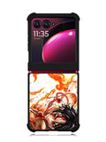 One Piece Fire Motorola Moto Razr Plus 2023 , Moto Razr+ 2023 Case OV2985