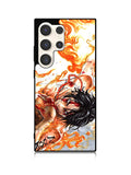 One Piece Fire Samsung Galaxy S23 Ultra 5G Case QC2985